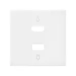 Simon 100 W100-10001095x-230 Pokrywa do gniazda HDMI+ USB; biały mat