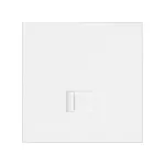 Simon 100 W100-10020106x-230 Panel 1-krotny: 1 gniazdo RJ45; biały mat