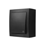 Simon Aquaclick WA-CW7xxxx-xx-49xx Łącznik krzyżowy natynkowy, IP44, 10AX, 250V~, zaciski śrubowe; czarny