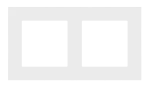 Simon 55 WMDZ-01102x-0114 Ramka 2-krotna LINE; Jasnoszary mat