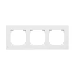 Simon 55 WMDZ-01103x-AB111 Ramka 3-krotna LINE; Antybakteryjny biały mat