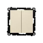 Simon 55 WMDL-0107xx-144 Łącznik świecznikowy (moduł) 10 AX, 250 V~, szybkozłącza; Szampański mat