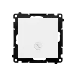 Simon 55 WMDL-0103Lx-111 Łącznik schodowy z podświetleniem LED podświetlenie jak w łączniku pojedynczym (moduł) 10 AX, 250 V~, szybkozłącza; Biały mat