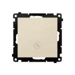 Simon 55 WMDL-0103Lx-144 Łącznik schodowy z podświetleniem LED podświetlenie jak w łączniku pojedynczym (moduł) 10 AX, 250 V~, szybkozłącza; Szampański mat