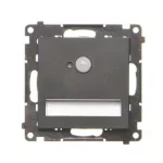 Simon 55 WMTO-SC5KSxx-1-149 Oprawa oświetleniowa LED 230 V z czujnikiem ruchu (1,4 W). Barwa zimna biała 5700K; Czarny mat