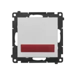 Simon 55 WMDS-030xxx-143 Sygnalizator świetlny LED – światło czerwone (moduł) 230 V~; Aluminium mat