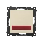 Simon 55 WMDS-030xxx-144 Sygnalizator świetlny LED – światło czerwone (moduł) 230 V~; Szampański mat