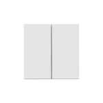 Simon 55 WMDL-K0x6xx-114 Klawisz podwójny do: SZP2M, SZW2M; Jasnoszary mat