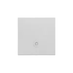 Simon 55 WMDL-K0X7LX-143 Klawisz pojedynczy z oczkiem z piktogramem "światło" do: SP1M; Aluminium mat