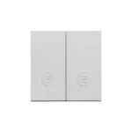 Simon 55 WMDL-K015Lx-143 Klawisz podwójny z oczkami do: SW5L2M, SW6/2L2M, SW7/2L2M; Aluminium mat