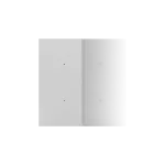 Simon 55 WMDL-K121XX-143 Klawisz połówkowy personalizowany z możliwością nadruku piktogramów; Aluminium mat