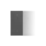 Simon 55 WMDL-K1227X-116 Klawisz połówkowy lewostronny z piktogramem „+/-” do produktów elektronicznych; Grafitowy mat