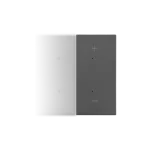 Simon 55 WMDL-K1228X-116 Klawisz połówkowy prawostronny z piktogramem „+/-” do produktów elektronicznych; Grafitowy mat