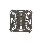 Simon 55 WMDW-00112X-0XX Gniazdo wtyczkowe podwójne z uziemieniem (mechanizm) 16 A, 250 V~, szybkozłącza, czarna rama montażowa