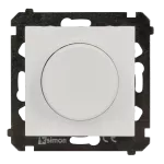 Simon 55 WMDS-005XS9L-111 Ściemniacz obrotowy do LED ściemnialnych 230 V (moduł) 2–200 W; Biały mat