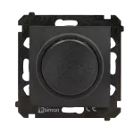 Simon 55 WMDS-005XS9L-149 Ściemniacz obrotowy do LED ściemnialnych 230 V (moduł) 2–200 W; Czarny mat