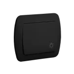 Simon Akord WMAL-480XXX-Y012 Przycisk światło 10AX, 250V~, zaciski śrubowe; czarny mat