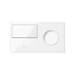 Simon 100 W100-10020260X-130 Panel 2-krotny: 1 gniazdo + 1 klawisz + 1 ładowarka USB C (lewa strona); biały