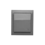 Simon Aquaclick WA-CW6AXX-XX-18XX Łącznik schodowy natynkowy, IP44, 16A, 250V~, zaciski śrubowe; ciemnoszary