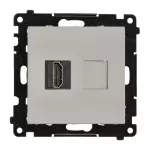 Simon 55 WMDA-P95XX8-143 Gniazdo HDMI 2.1 (moduł); Aluminium mat