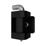 EMC2-MH Zawias, kąt otwarcia 180°, widoczny od zewnątrz, stosowany w obudowach serii EMC2