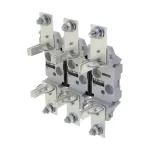 TD2-DD podstawa NH2, 3p, 400A, mont. szyna DIN i śruby, podwójny styk