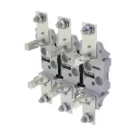 TD2-DD podstawa NH2, 3p, 400A, mont. szyna DIN i śruby, podwójny styk