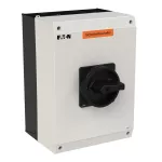 P3-80/I5-SI-SW Rozłącznik ZAŁ-WYŁ, 3 bieg., 80A, w obudowie IP65, pokrętło czarne z blokadą na kłódkę, tabliczka "Safety Switch"