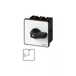 P3-80/E/N Rozłącznik ZAŁ-WYŁ, 3 bieg.+N, 80A, montaż natablicowy, pokrętło czarne bez możliwości blokady