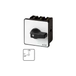 P3-80/E/N Rozłącznik ZAŁ-WYŁ, 3 bieg.+N, 80A, montaż natablicowy, pokrętło czarne bez możliwości blokady