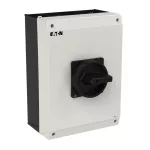 P3-80/I5/SVB-SW Rozłącznik ZAŁ-WYŁ, 3 bieg., 80A, w obudowie IP65, pokrętło czarne z blokadą na kłódkę