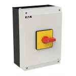 P3-80/I5-RT Rozłącznik ZAŁ-WYŁ, 3 bieg., 80A, w obudowie IP65, pokrętło czerwono-żółte bez możliwości blokady