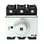 P3-80/XM Rozłącznik główny, 3 bieg., 80 A , bez wałka i rączki, montaż rozłączny, do osi z metalu