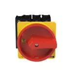 P3-80/V/SVB/N Rozłącznik główny, 3 bieg.+N, 80A, montaż rozłączny, pokrętło czerwono-żółte z blokadą na kłódkę