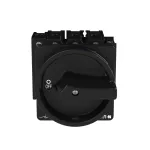 P3-80/V/SVB-SW/N/HI11 Rozłącznik główny, 3 bieg.+N+1NO+1NC, 80A, montaż rozłączny, pokrętło czarne z blokadą na kłódkę