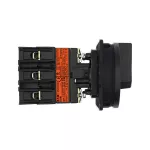 P3-80/V/SVB-SW/N/HI11 Rozłącznik główny, 3 bieg.+N+1NO+1NC, 80A, montaż rozłączny, pokrętło czarne z blokadą na kłódkę