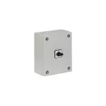 P3-80/SE3 Rozłącznik ZAŁ-WYŁ, 3 bieg., 80A, w obudowie ze stali, pokrętło czarne bez możliwości blokady