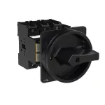 P3-80/V/SVB-SW/HI11 Rozłącznik główny, 3 bieg.+1NO+1NC, 80A, montaż rozłączny, pokrętło czarne z blokadą na kłódkę