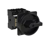 P3-80/V/SVB-SW/HI11 Rozłącznik główny, 3 bieg.+1NO+1NC, 80A, montaż rozłączny, pokrętło czarne z blokadą na kłódkę