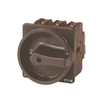 P3-80/EA/SVB-SW/2HI11 Rozłącznik główny, 3 bieg.+2NO+2NC, 80 A, montaż natablicowy, pokrętło czarne z blokadą na kłódkę