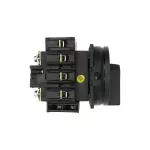 P3-80/EA/SVB-SW/N/HI11 Rozłącznik główny, 3 bieg.+N+1NO+1NC, 80 A, montaż natablicowy, pokrętło czarne z blokadą na kłódkę