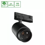 PAVA POINT NA SZYNOPRZEWÓD 3F 6-20W 230V WW 8-45ST IP20 RA90 82X160X222MM CZARNY 5LAT GW.