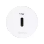 Simon 400 TS4-3210003-030 S400 Flash30,meblowa ładowarka USB-C 20W pojedyncza;biały