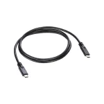 Simon 400 TS4-KR3321301-14 S400 Flash90 K45,meblowe gniazdo zasilające z uziemieniem (bolec uziemiający) z ładowarką USB-C 20W, portem USB-C DATA i przepustem kablowym – stacja dokująca 1x HDMI + LAN + 3x USB-A;czarny