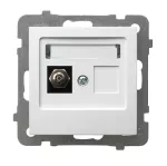 AS Gniazdo ekwipotencjalne pojedyncze - kolor biały