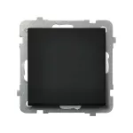 SONATA Łącznik jednobiegunowy - kolor czarny matowy