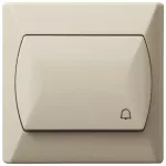 AKCENT Łącznik zwierny "dzwonek" - kolor beżowy