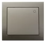 KIER Łącznik zwierny "dzwonek" - kolor satyna light