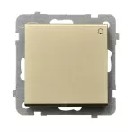 SONATA Łącznik zwierny "dzwonek" - kolor szampański złoty