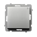 SONATA Łącznik zwierny "światło" - kolor srebro mat